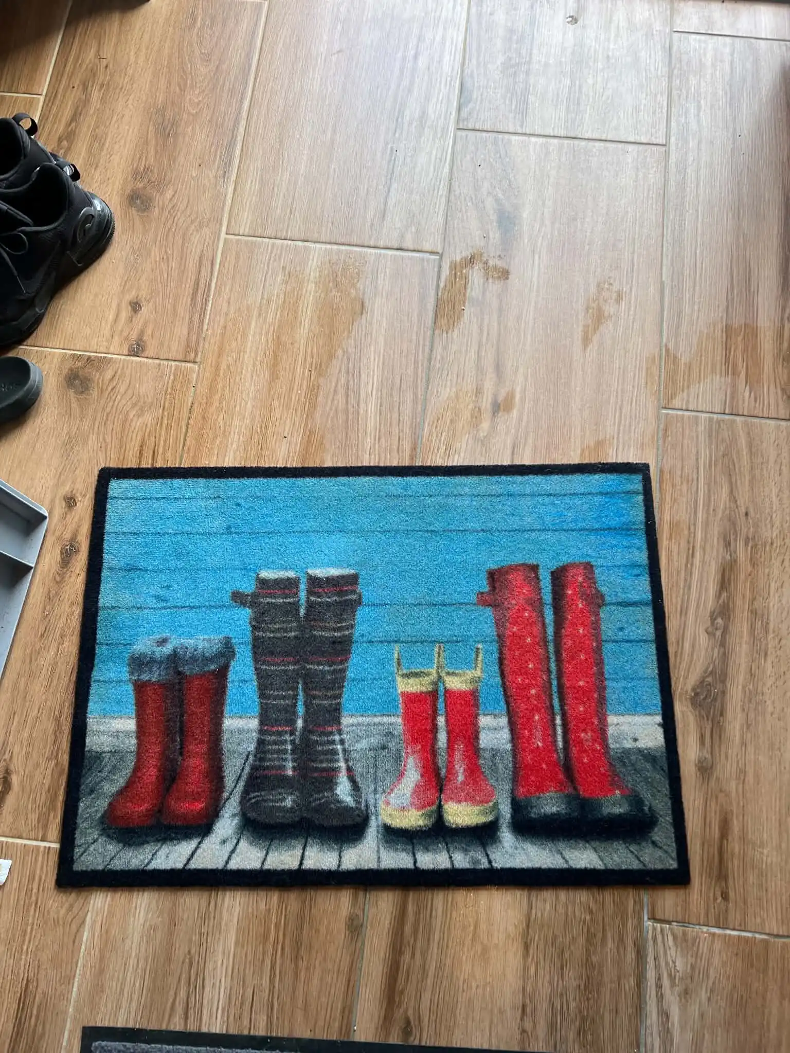 Boden und Eingangsdetail
