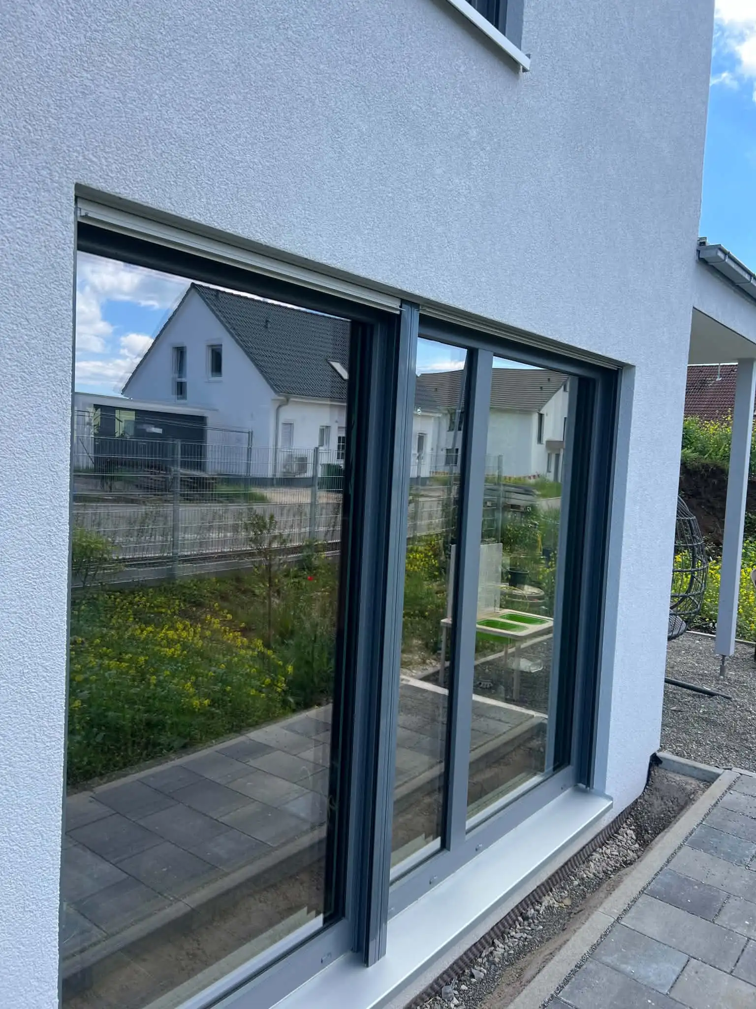 Fensterfront innen